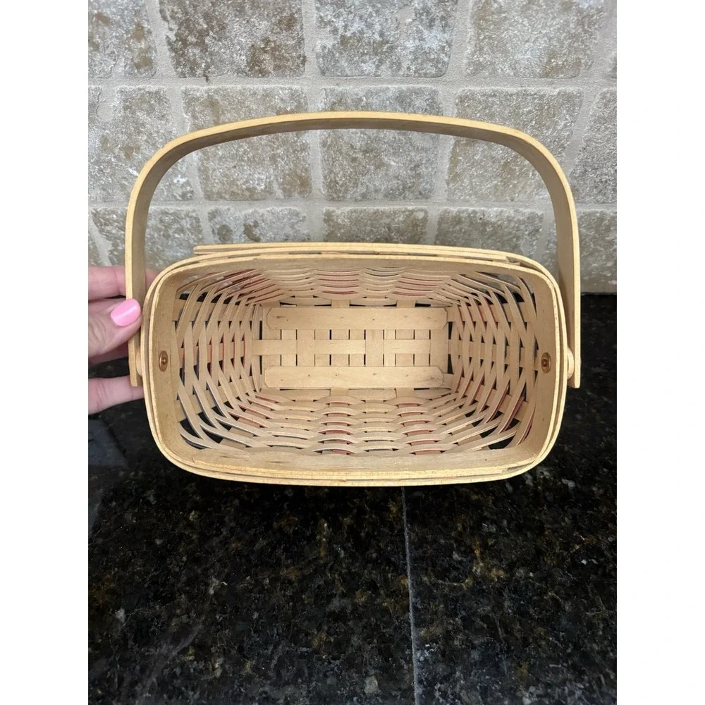 Longaberger 1997 Longaberger Village 20th Century‎ Basket USA Flag Patriotic